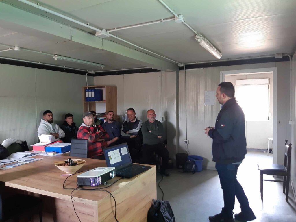 U mbajtë trajnimi për shëndetin dhe sigurin në punë